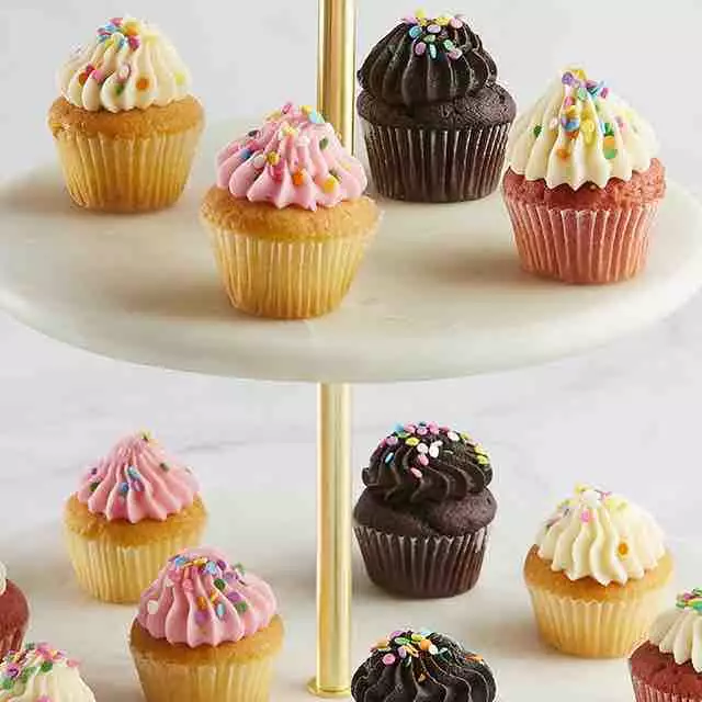 Image of Mini Birthday Cupcakes
