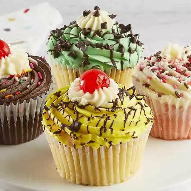 Image of JUMBO Sundae Cupcakes