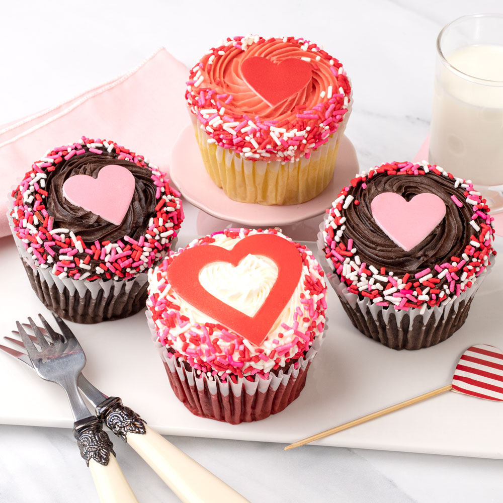  JUMBO Valentines Day Cupcakes