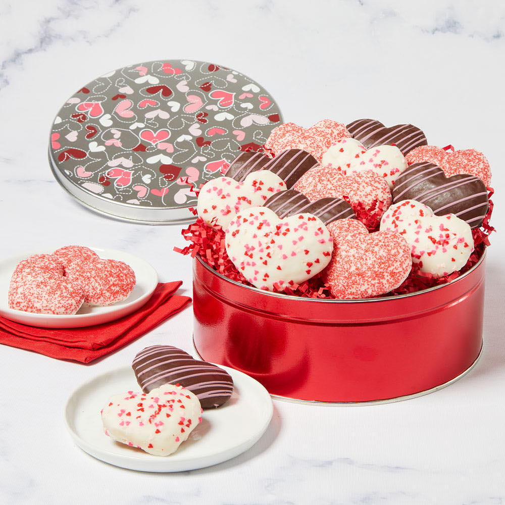  Valentines Day Cookie Tin