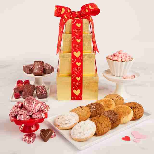 Image of Solid Gold Valentines Day Tower